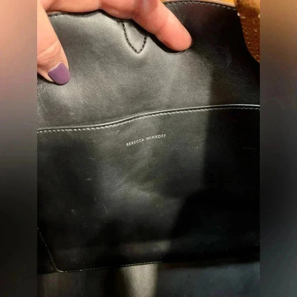 Rebecca Minkoff Megan Brown Leather Tote Rocher - Picture 5 of 14